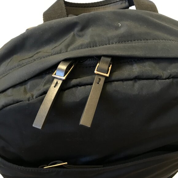 NEW Paul Smith Nylon Backpack Rucksack Mens Black Zip Around Travel Computer Bag - Picture 8 of 13